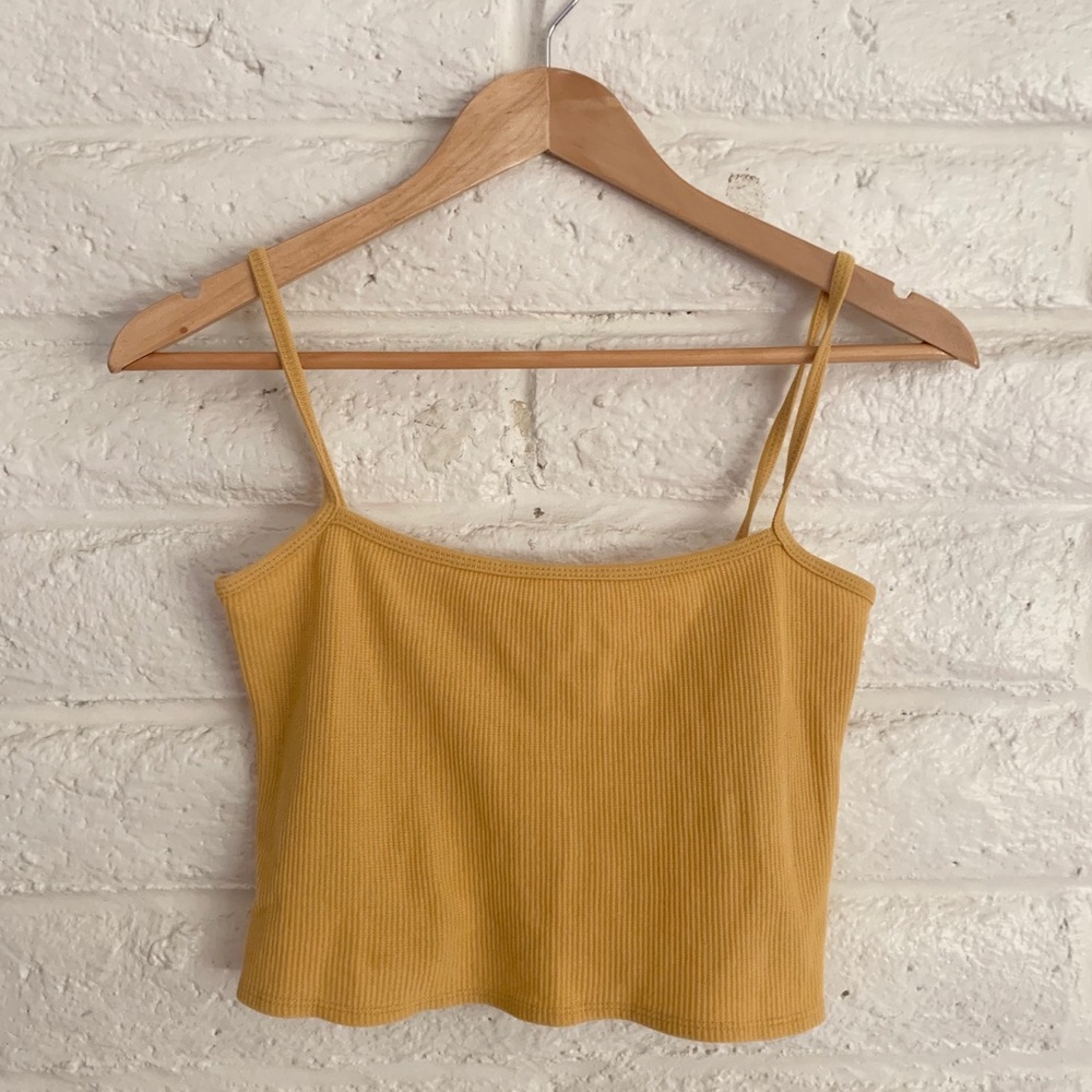 Brandy Melville Yellow Faye Tank